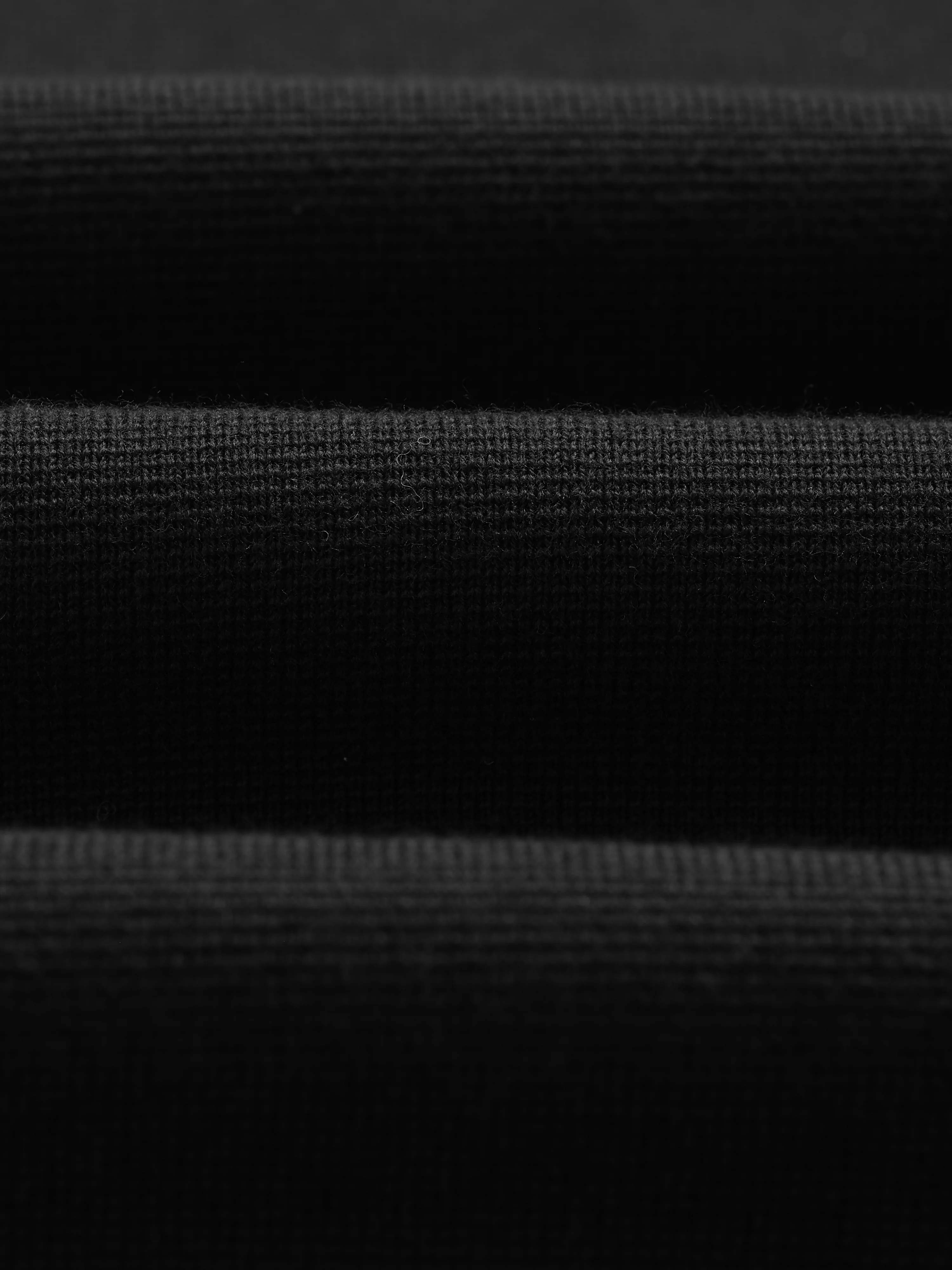 Carter - Black Open Collar Milano Knit Polo - Image 9