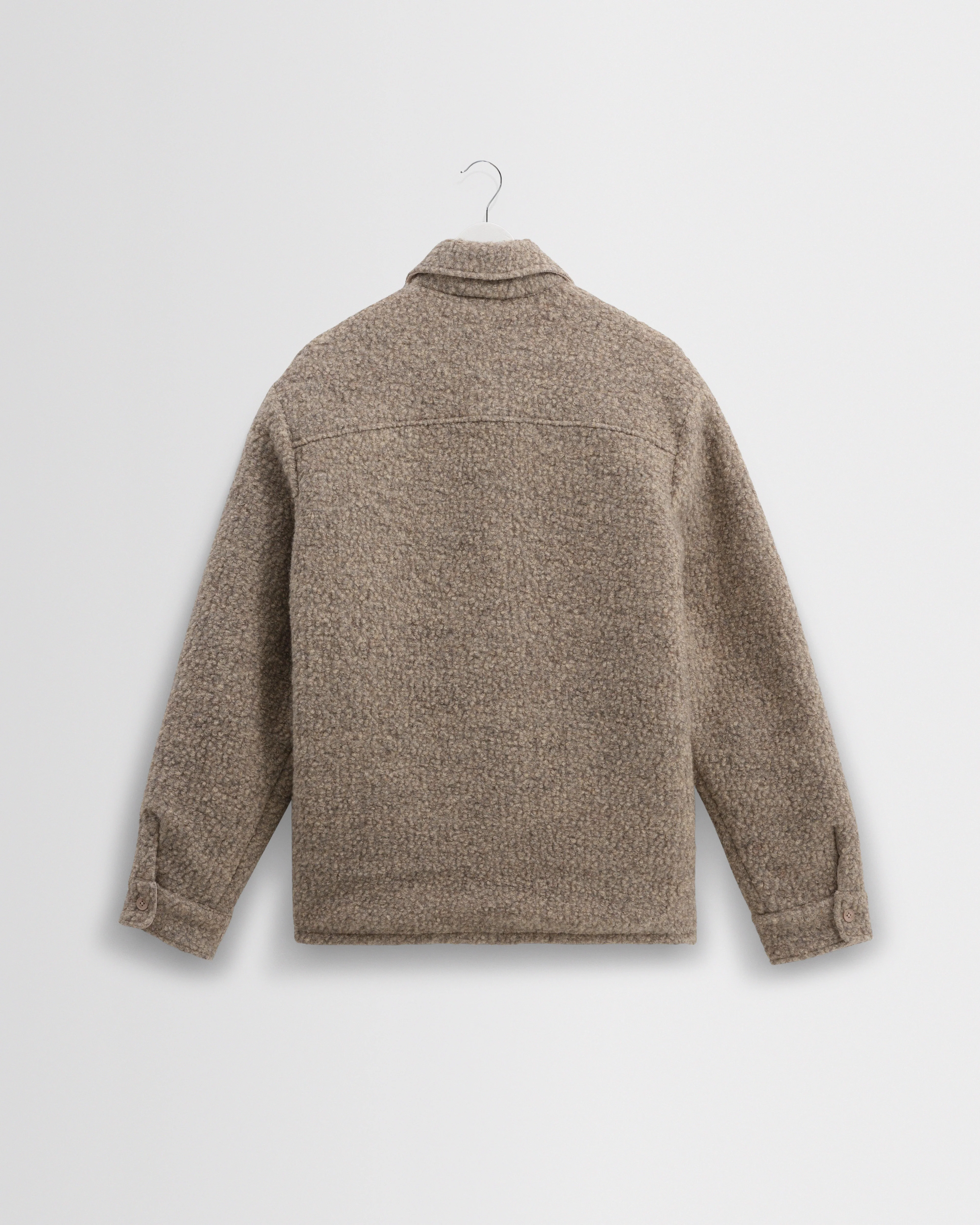 Mount - Natural Reversible Boucle Wool Overshirt - Image 11