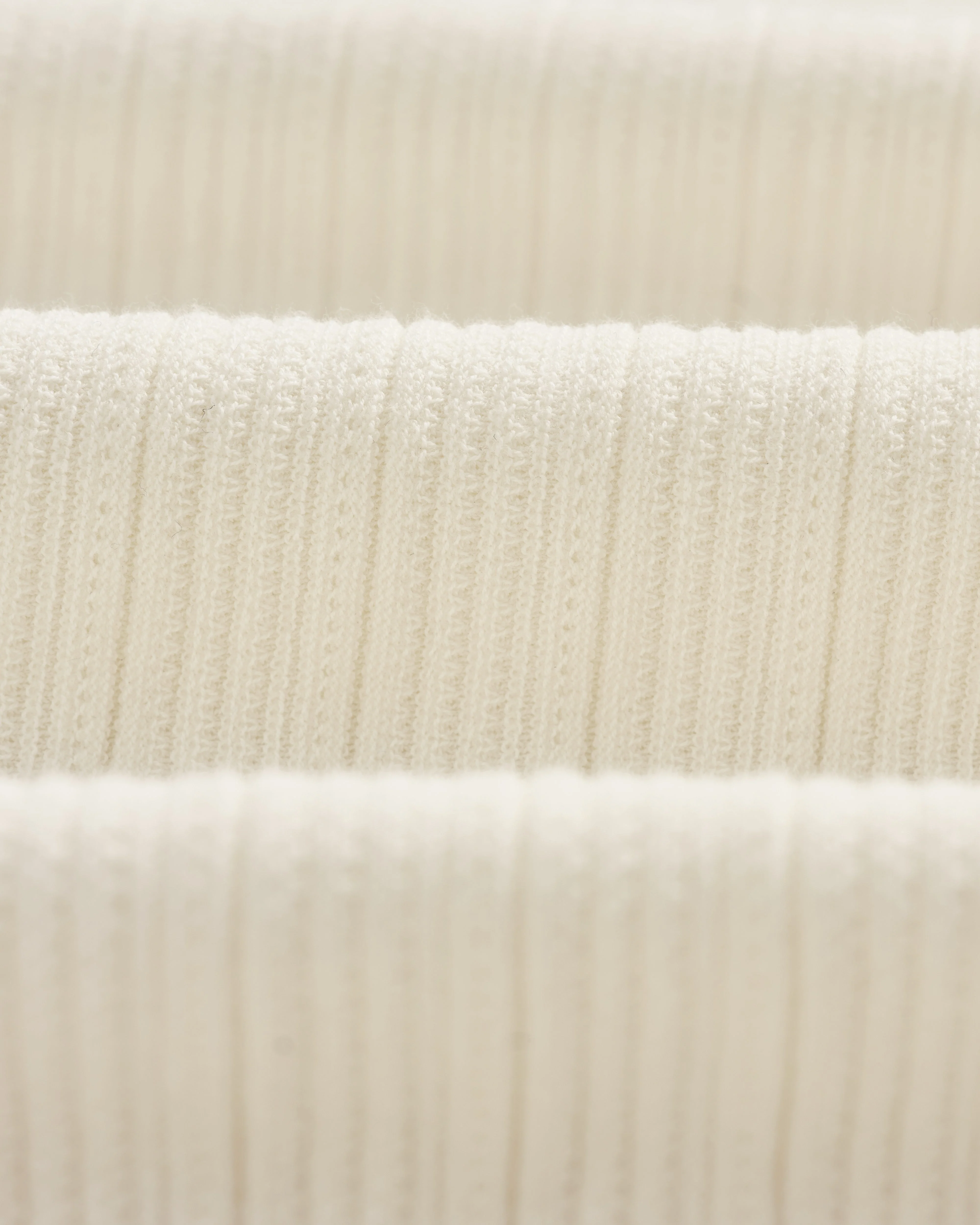 Naples - Ecru Textured Knitted Polo Shirt - Image 10