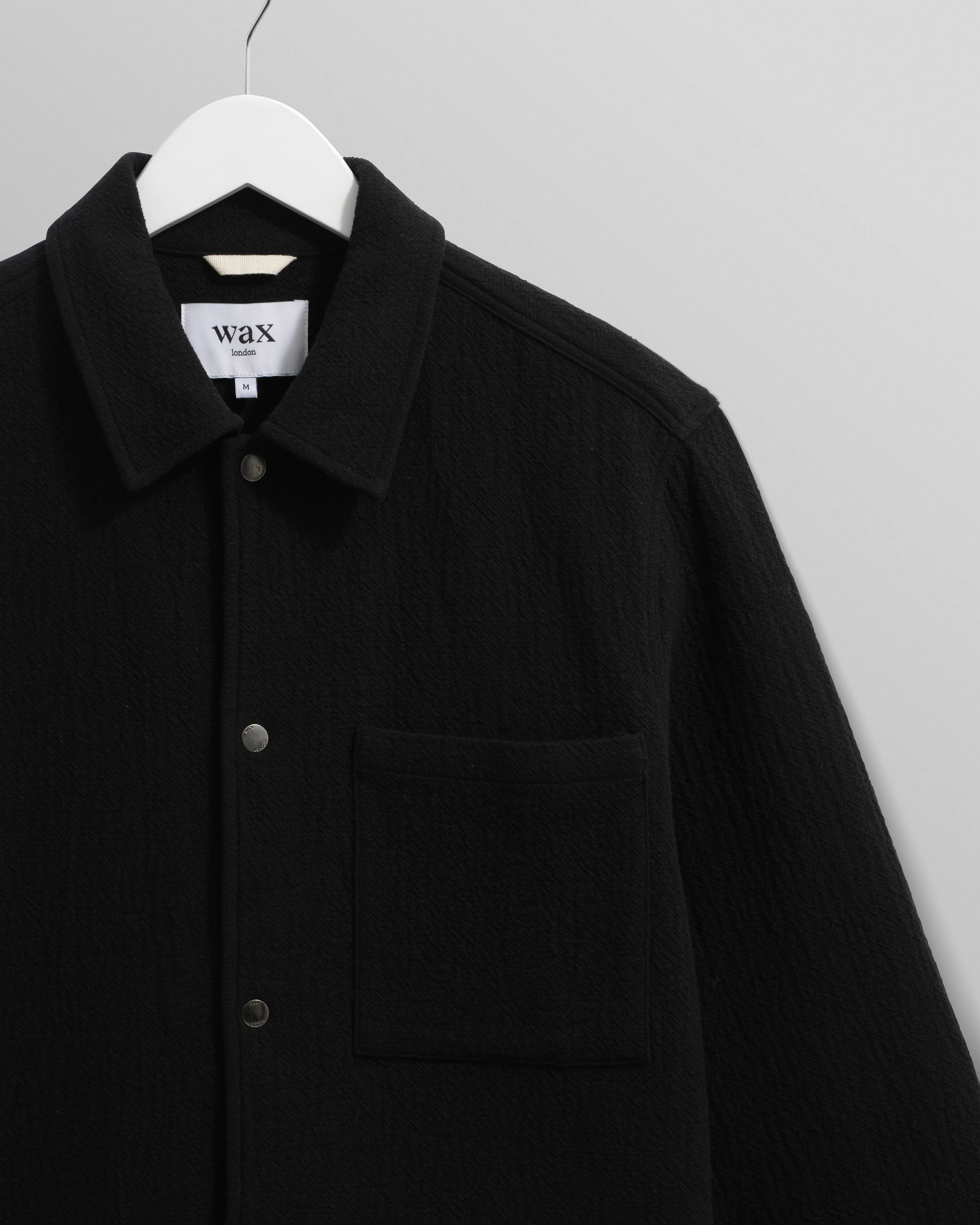 Romer - Black Heavy Crinkle Cotton Overshirt - Image 7