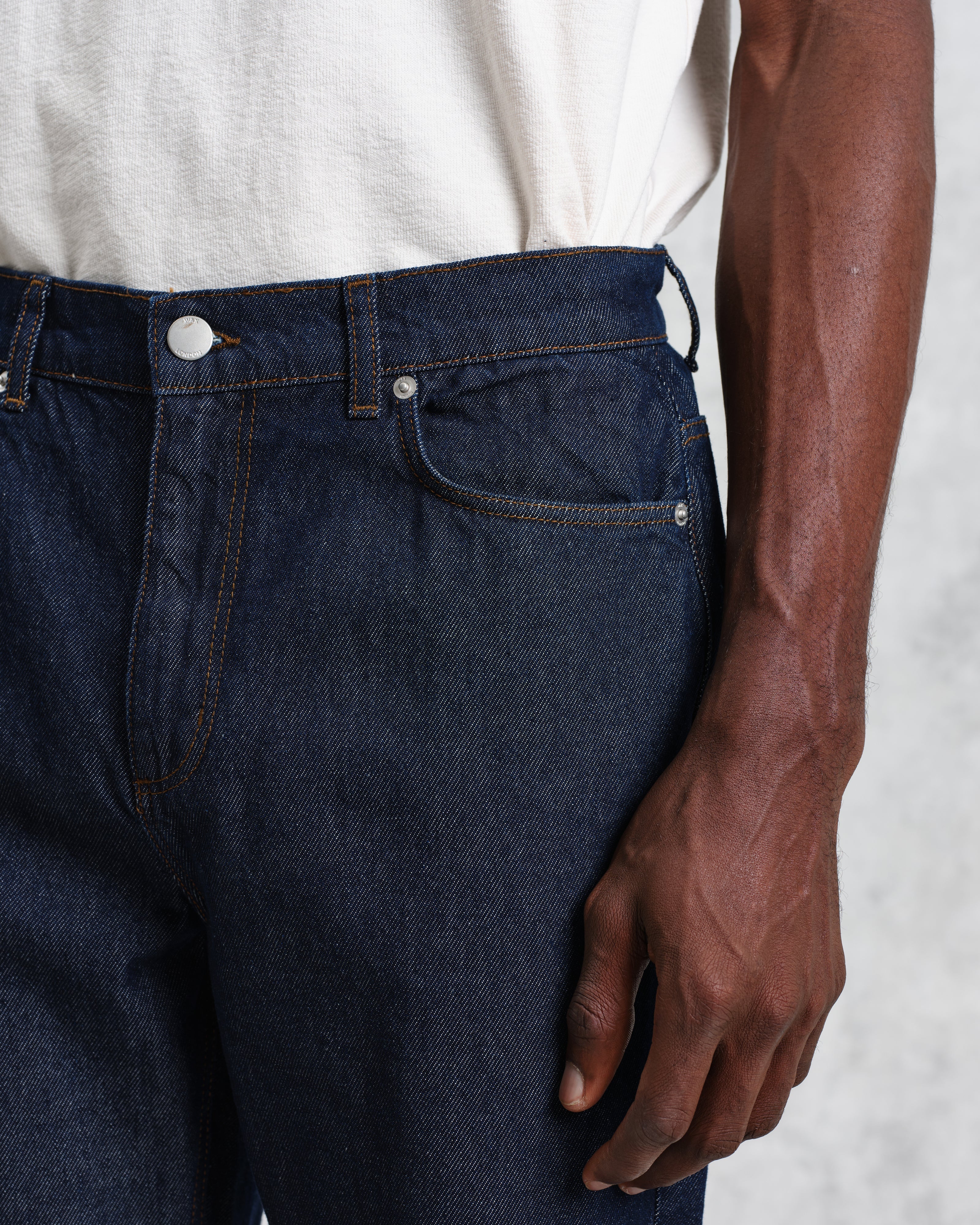 Soho - Dark Rinse Wash Slim Fit Denim Jeans - Image 3