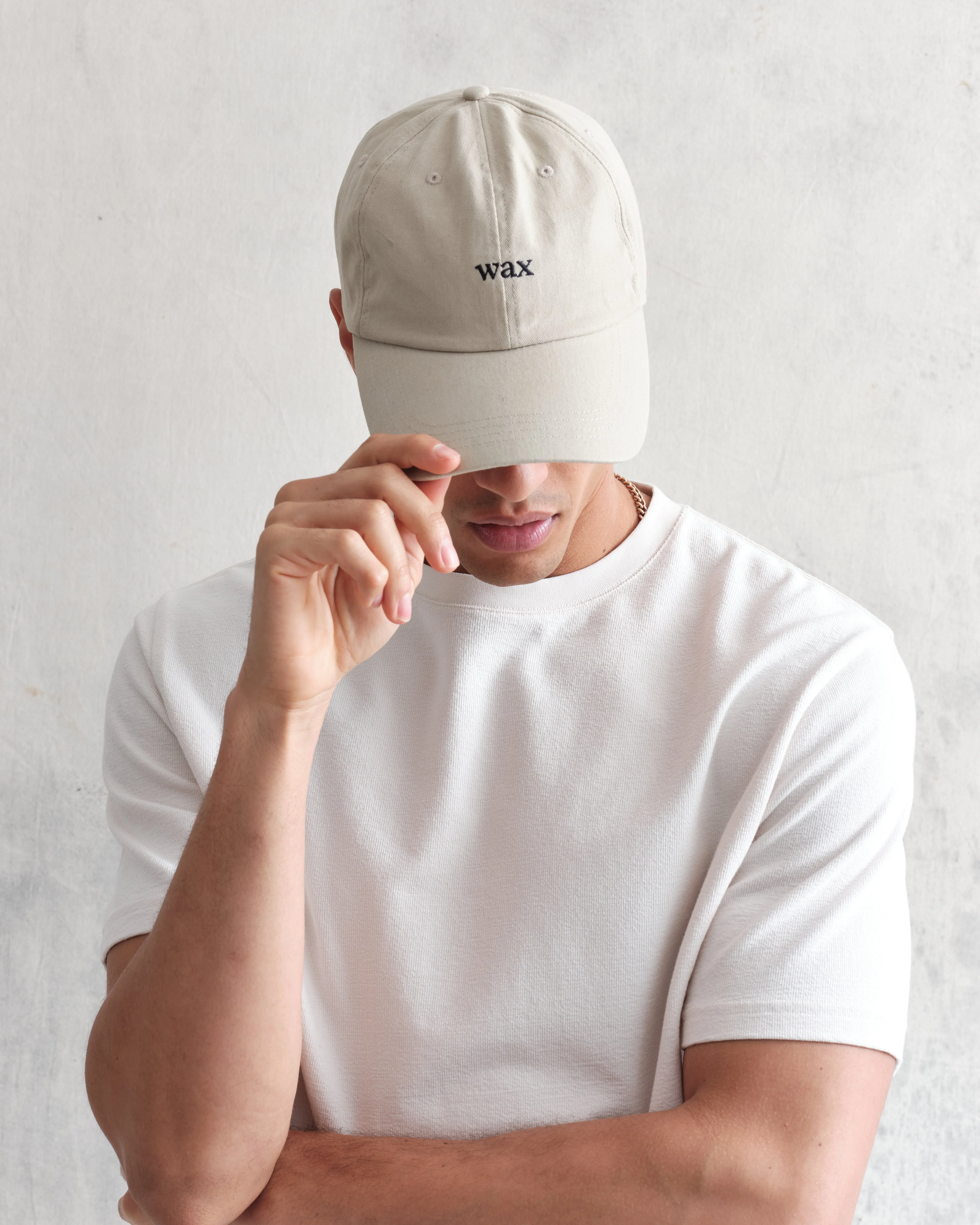 Spencer - Stone Cotton Sports Cap - Image 3