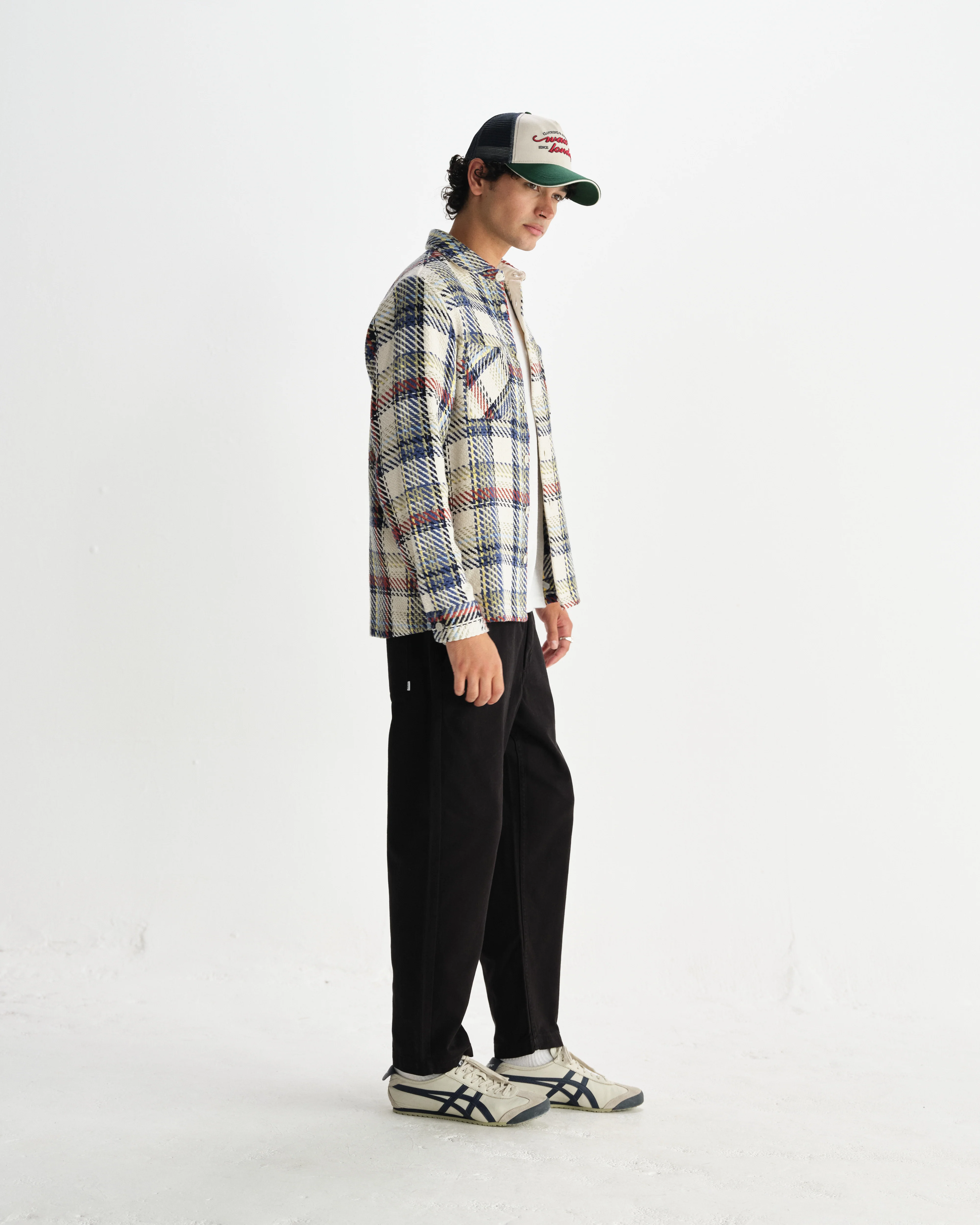 Whiting - Ecru And Multicolour Jazz Weave Overshirt - Image 5