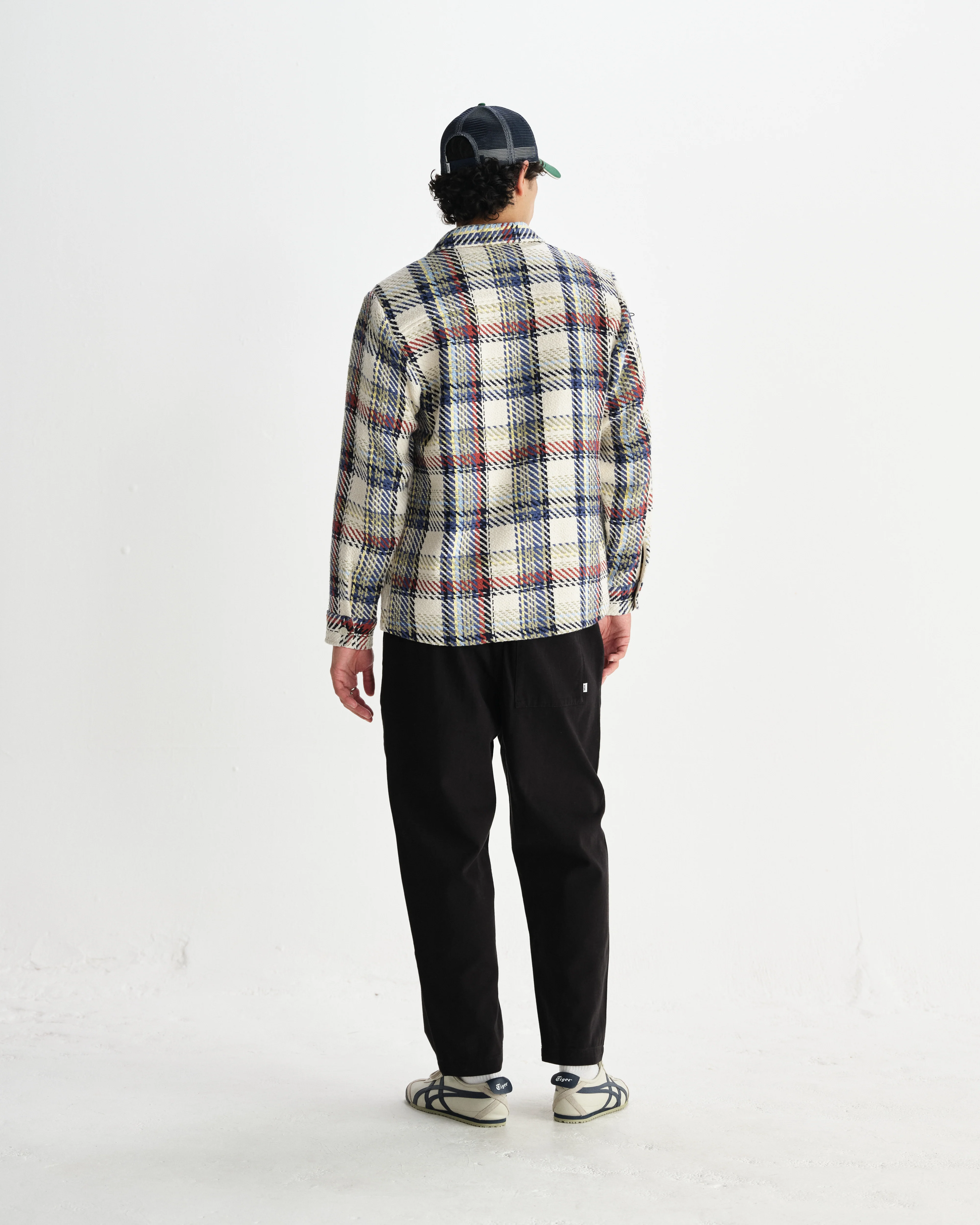 Whiting - Ecru And Multicolour Jazz Weave Overshirt - Image 6