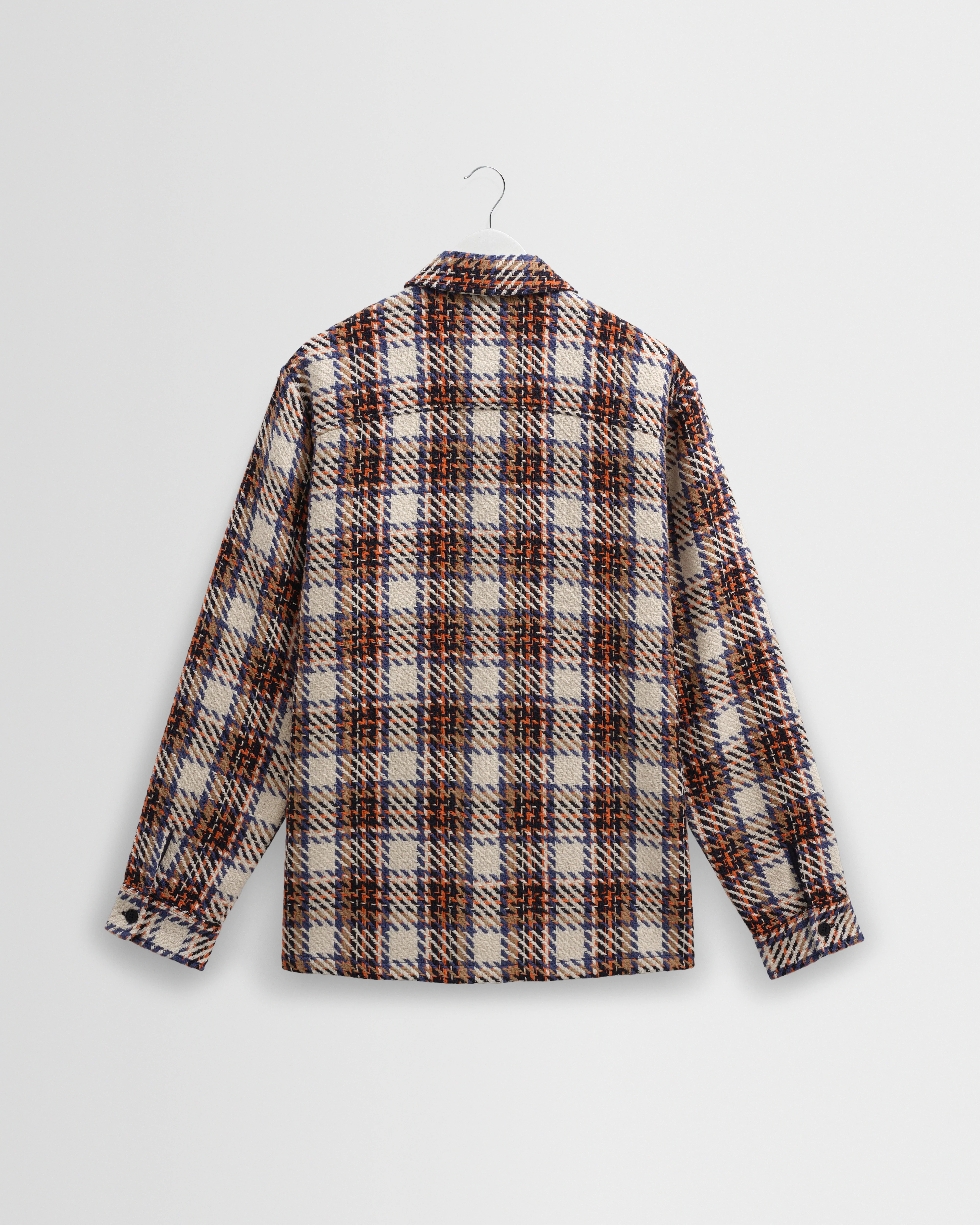 Whiting - Ecru And Multicolour Zoar Check Overshirt - Image 8