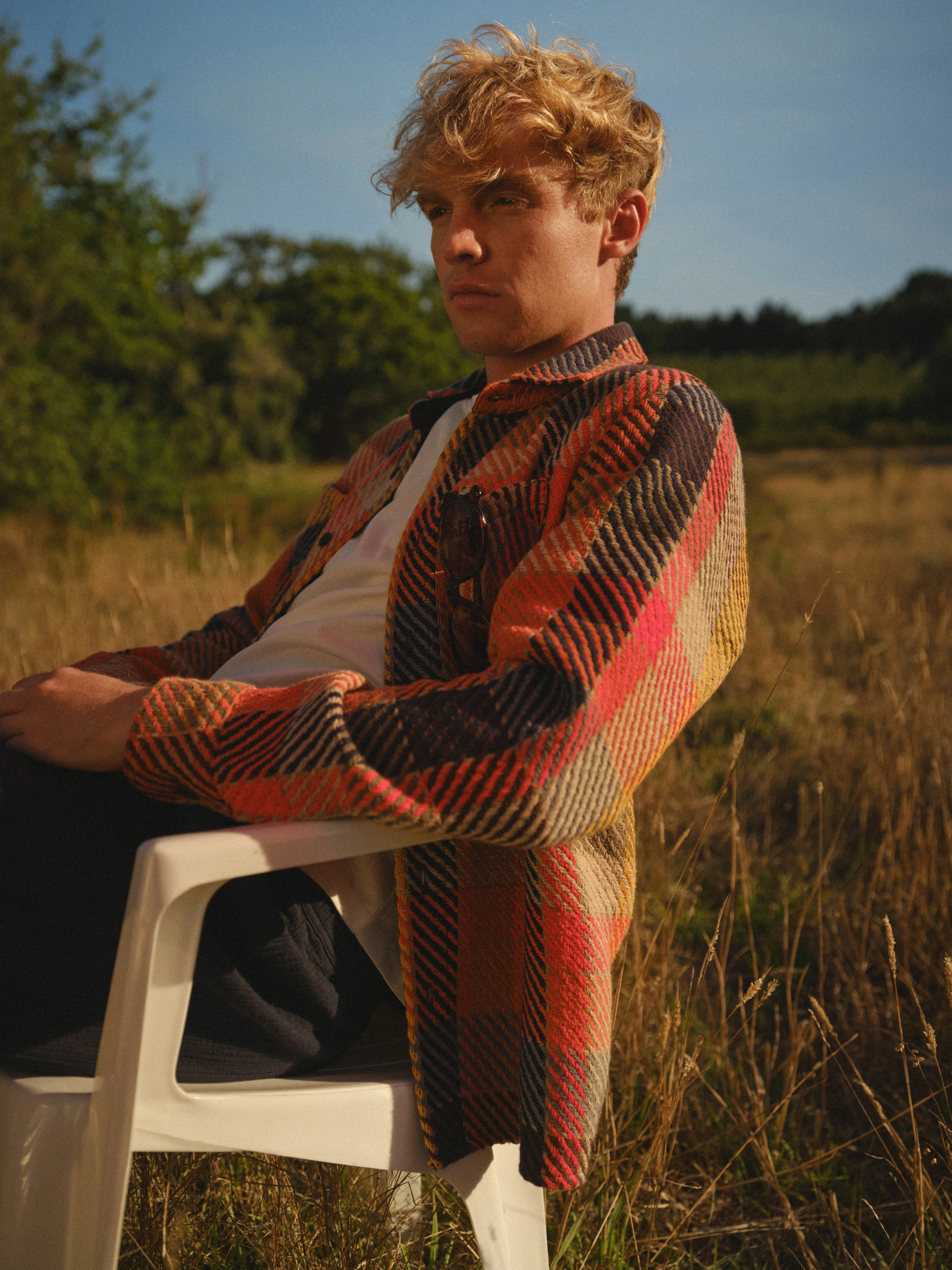 Whiting - Orange Pike Check Overshirt - Image 3