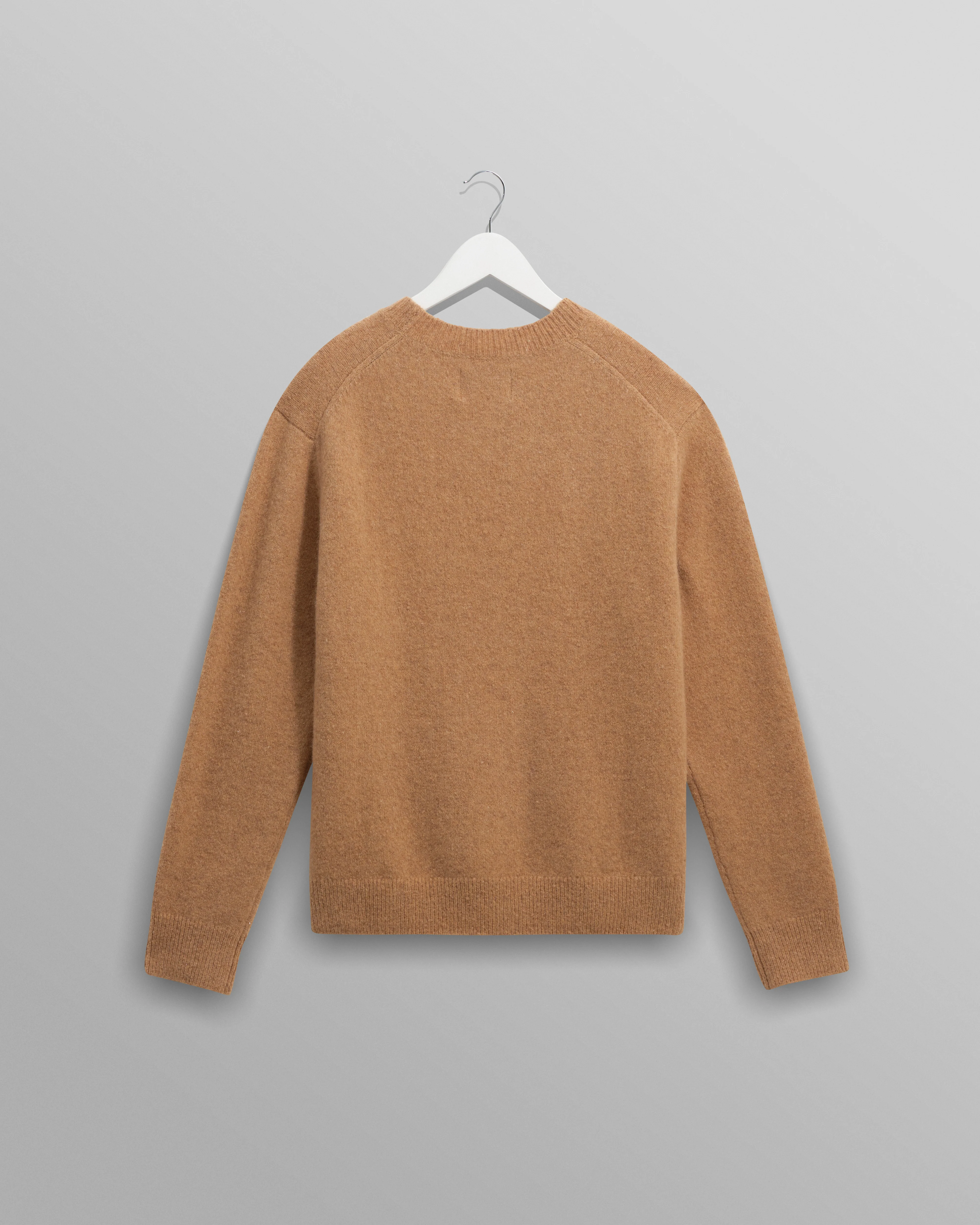 Wilde - Camel Fluffy Wool Crewneck - Image 8