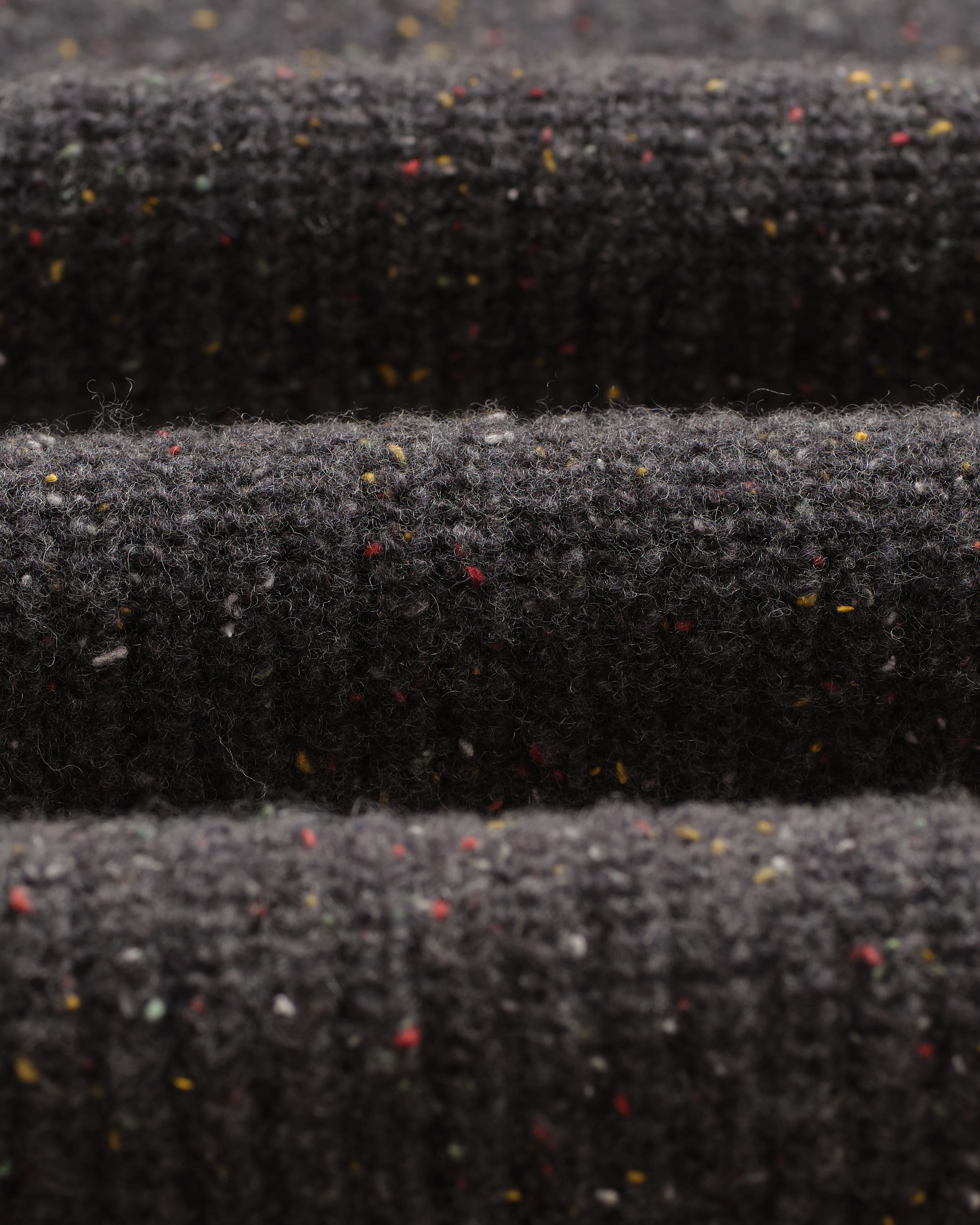 Wilde - Charcoal Donegal Wool Crewneck - Image 9