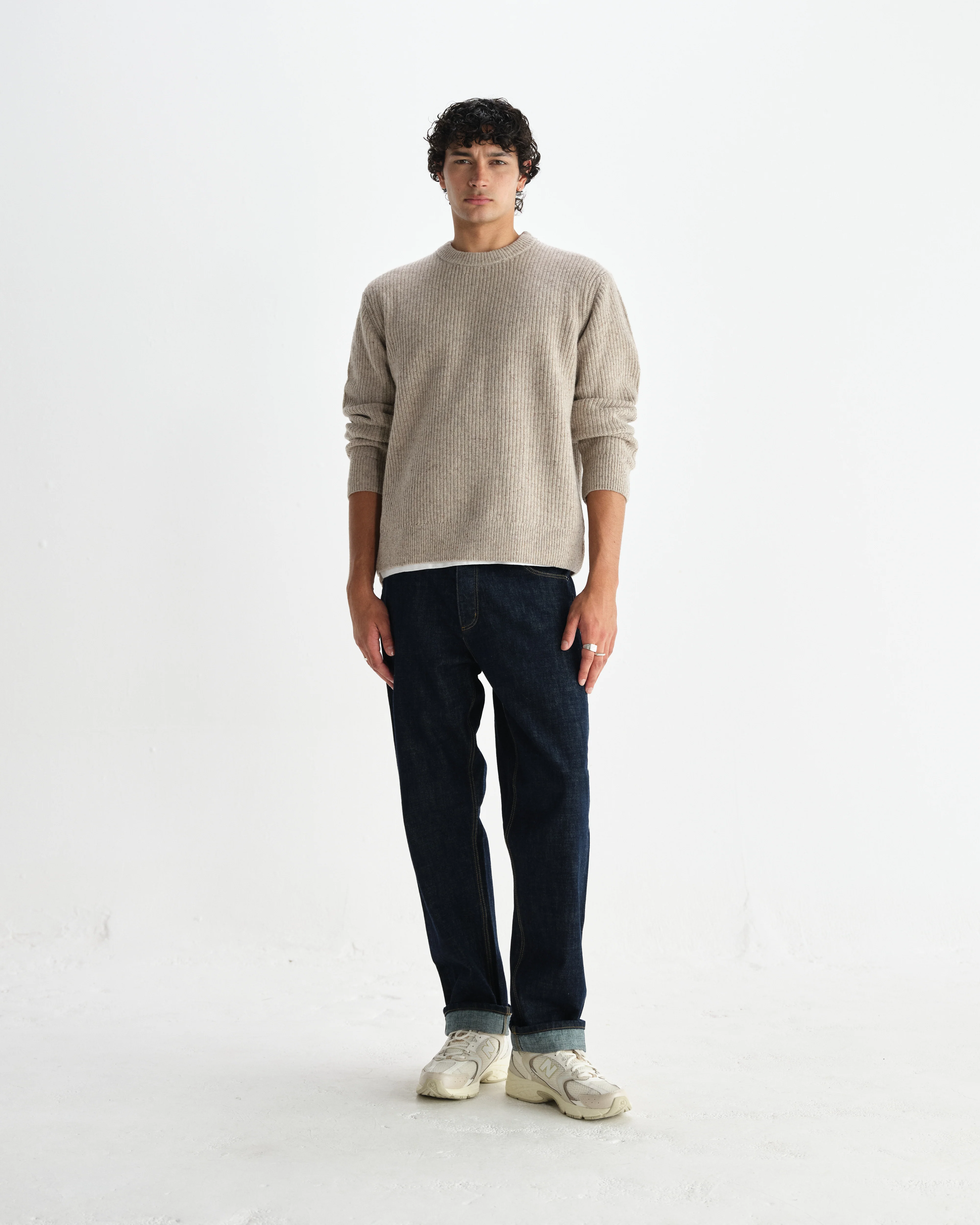 Wilde - Natural Donegal Wool Crewneck - Image 4