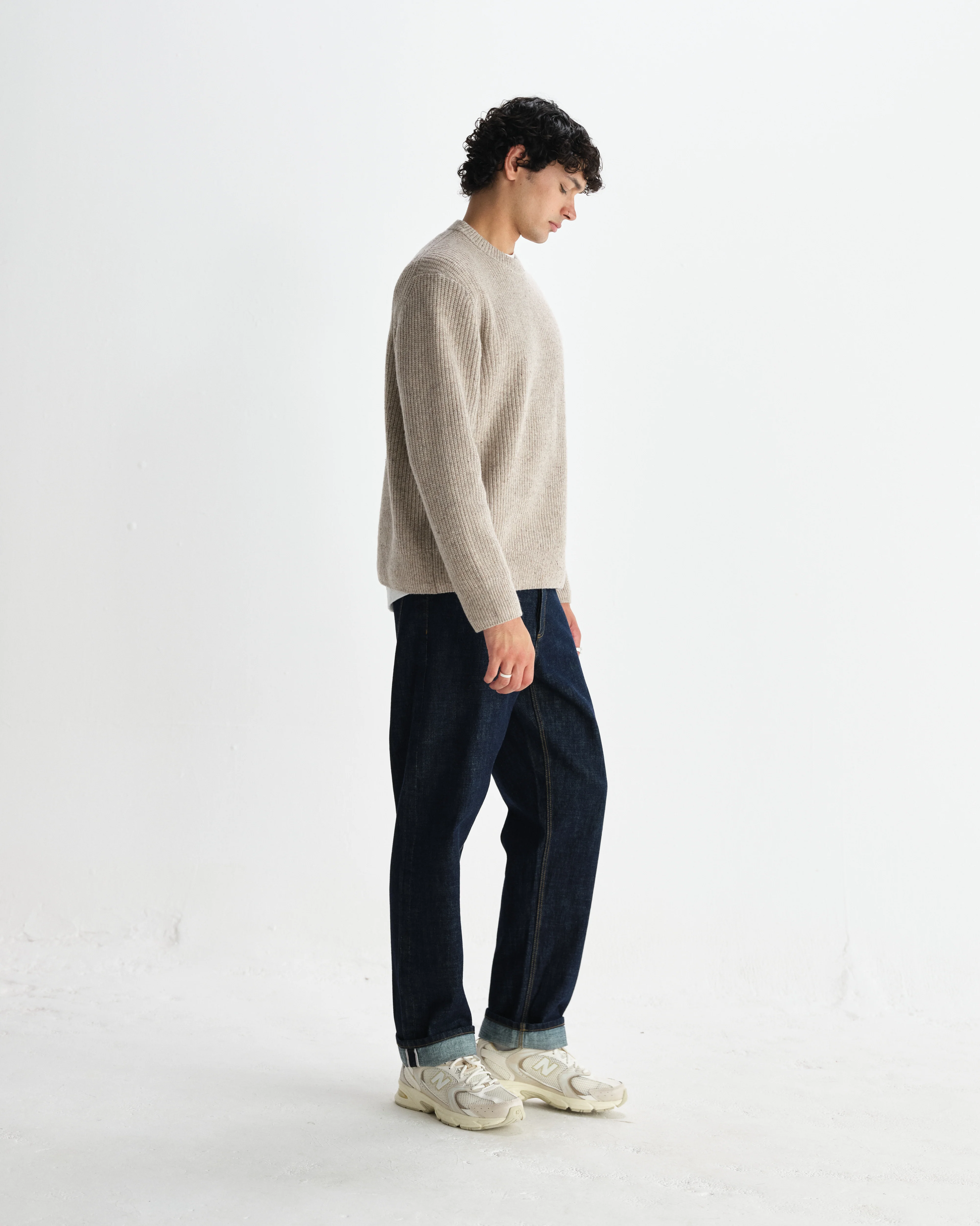 Wilde - Natural Donegal Wool Crewneck - Image 5