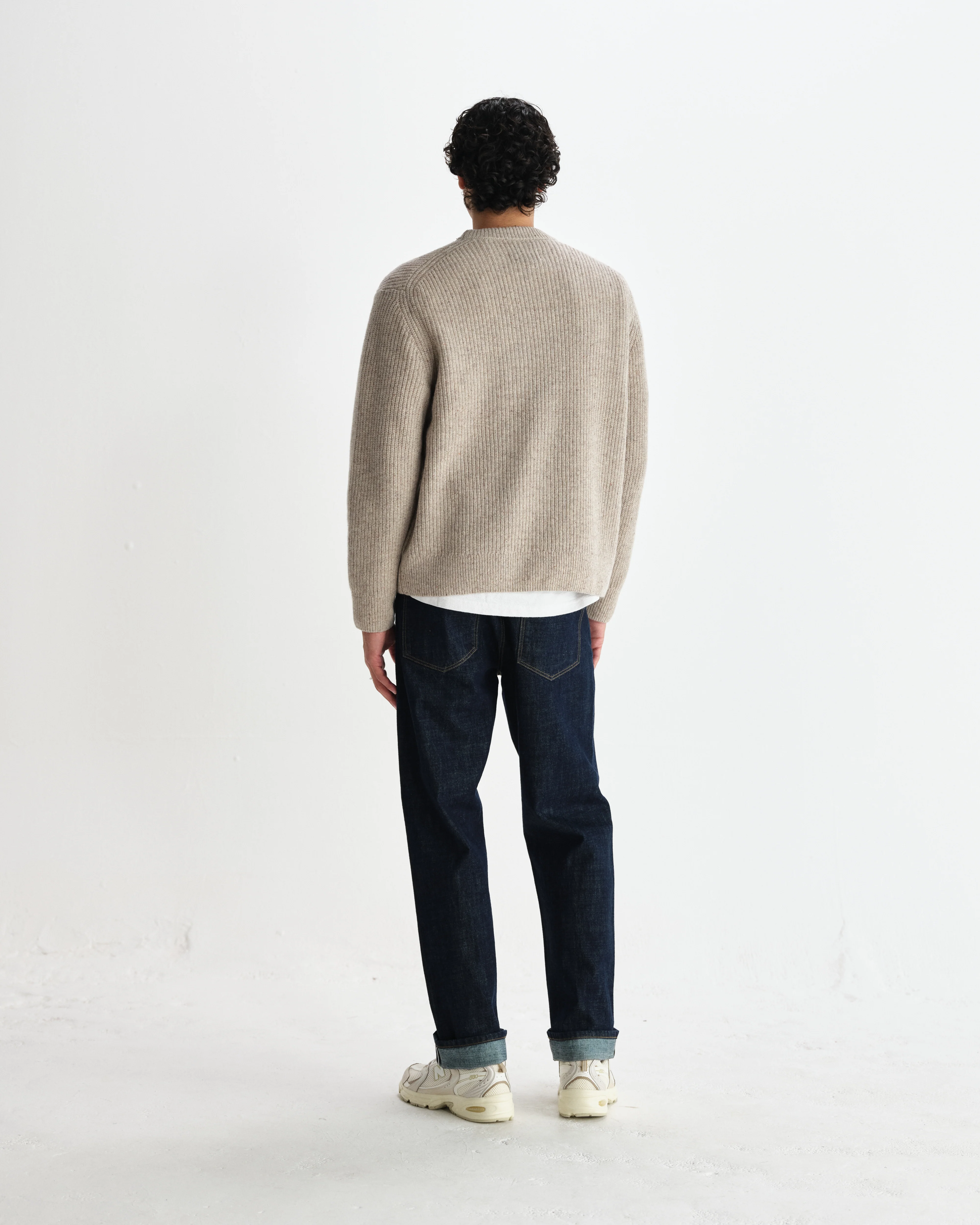 Wilde - Natural Donegal Wool Crewneck - Image 6
